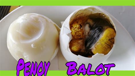 The pros and cons of 'balut' and 'penoy' .